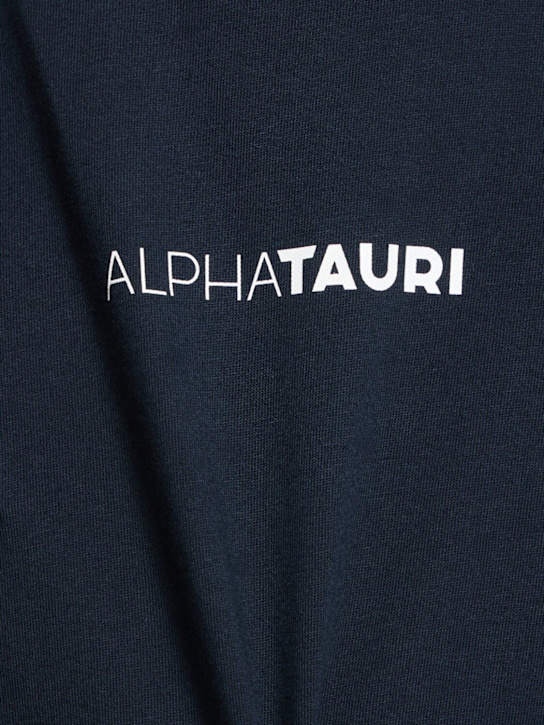 Alphatauri: Jotta short sleeve t-shirt - Marine Blue - men_4 | Luisa Via Roma