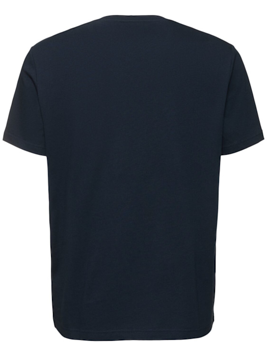 Alphatauri: Jotta short sleeve t-shirt - Marine Blue - men_3 | Luisa Via Roma