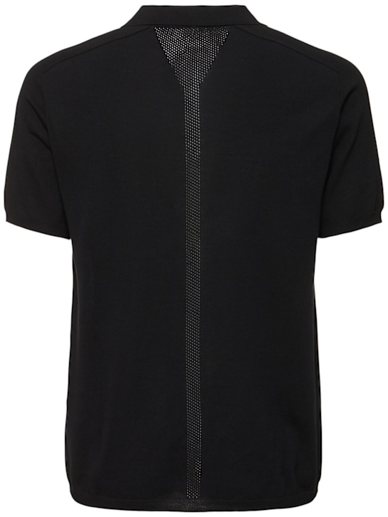 Alphatauri: Fassa polo - Black - men_3 | Luisa Via Roma
