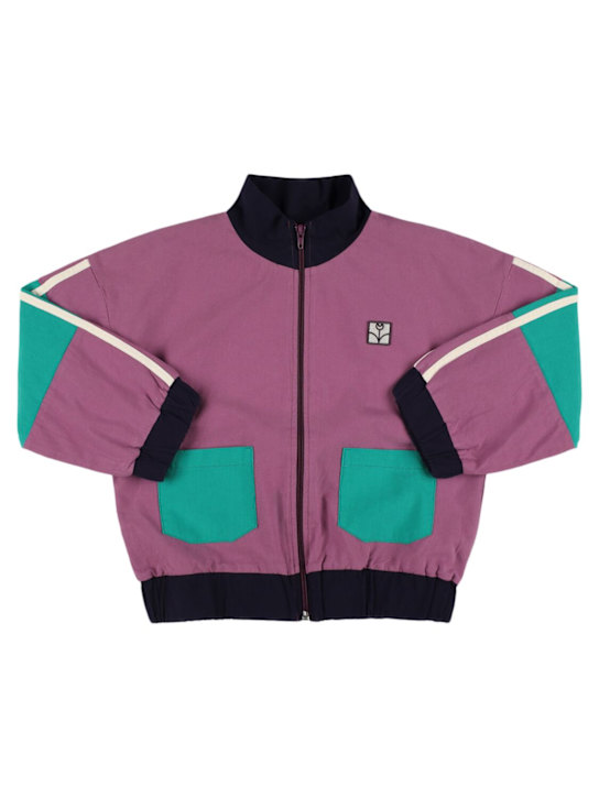 The Campamento: コットンジャージージャケット - パープル - kids-girls_0 | Luisa Via Roma