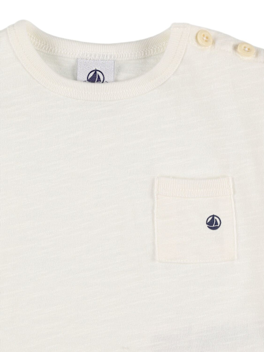 Petit Bateau: コットンジャージーTシャツ - kids-boys_1 | Luisa Via Roma