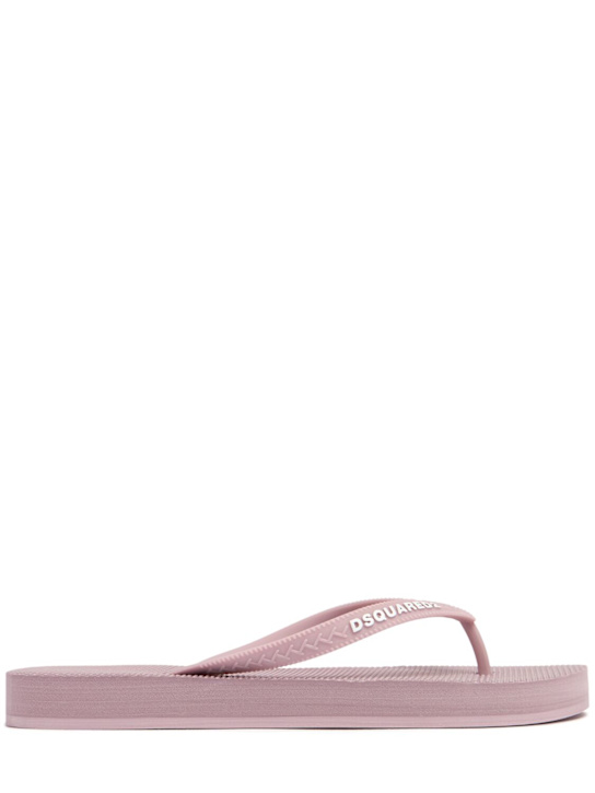 Dsquared2: Dsquared2 logo flip flops - women_0 | Luisa Via Roma