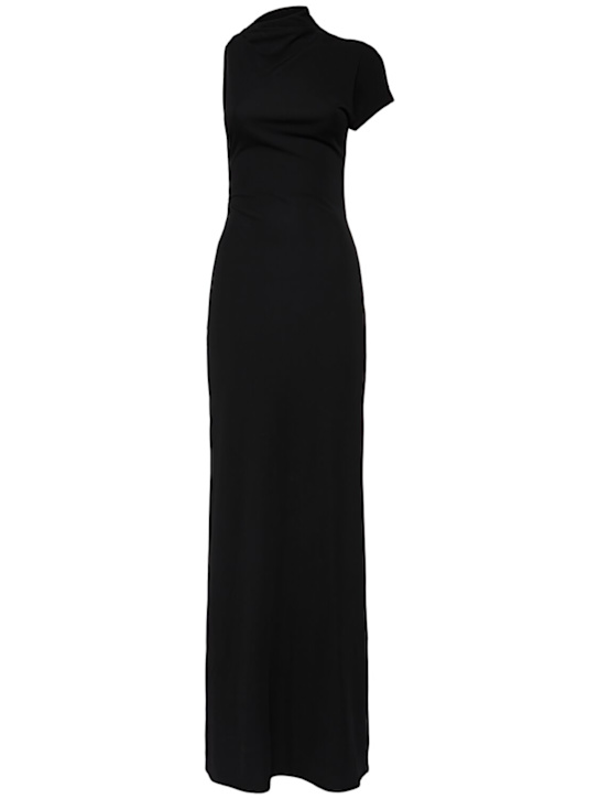 Tom Ford: Viscose crepe jersey long dress - women_0 | Luisa Via Roma