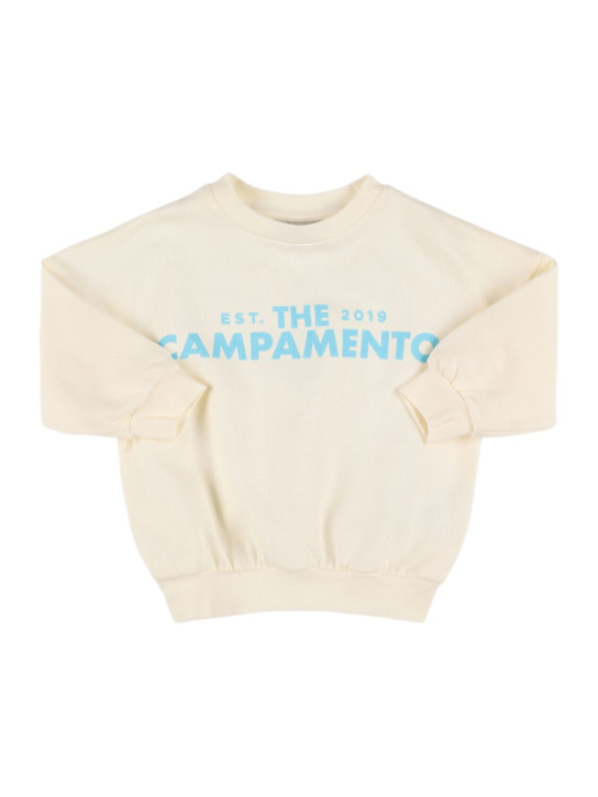 The Campamento: コットンスウェットシャツ - ホワイト - kids-boys_0 | Luisa Via Roma