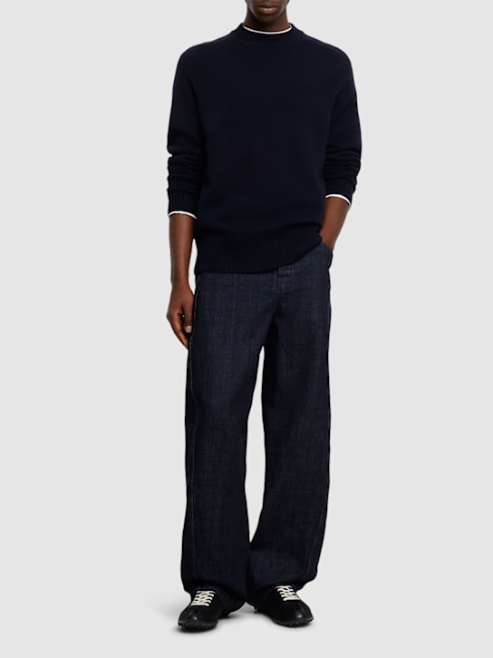 Extreme Cashmere: N346 Frere crewneck sweater - men_1 | Luisa Via Roma