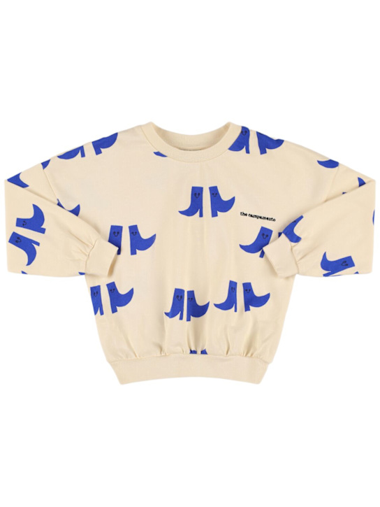 The Campamento: コットンスウェットシャツ - ホワイト - kids-girls_0 | Luisa Via Roma