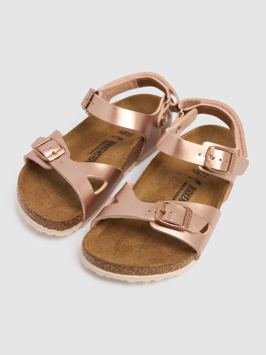 BIRKENSTOCK: Rio シンセティックサンダル - ピンク - kids-girls_1 | Luisa Via Roma