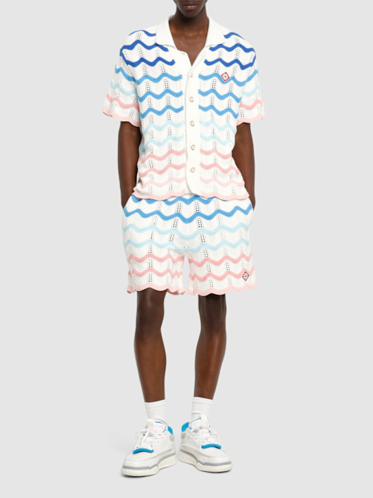 Casablanca: Wave棉质短裤 - men_1 | Luisa Via Roma