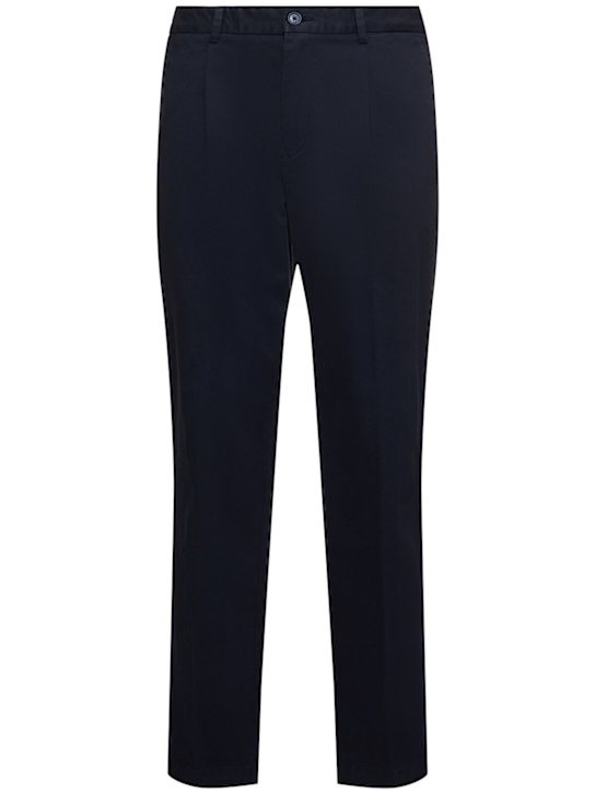 Boss: Kane cotton blend pants - men_0 | Luisa Via Roma
