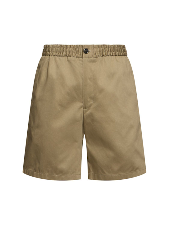 AMI Paris: Cotton shorts - Laurel - men_0 | Luisa Via Roma