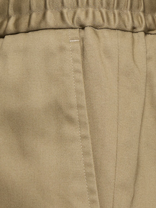AMI Paris: Cotton shorts - Laurel - men_2 | Luisa Via Roma