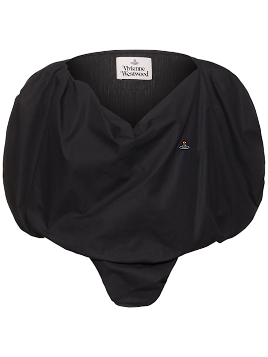 Vivienne Westwood: Heart poplin logo top - women_0 | Luisa Via Roma