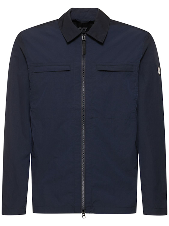 Alphatauri: Overshirt Olum - Blu Marino - men_0 | Luisa Via Roma