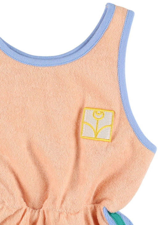 The Campamento: コットンフレンチテリージャンプスーツ - ピンク - kids-girls_1 | Luisa Via Roma