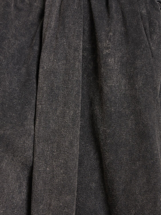Giuseppe Di Morabito: Cotton jersey ruched t-shirt - Black - women_4 | Luisa Via Roma