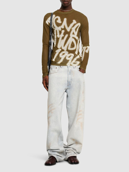 Elore Spray long sleeve mesh top - Thumbnail 2
