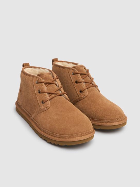 Ugg: Neumel lace-up shoes - Chestnut - men_2 | Luisa Via Roma