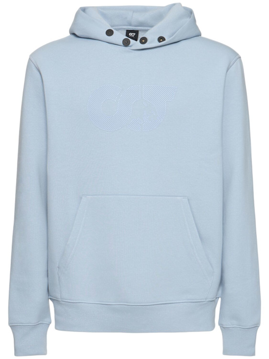 Alphatauri: Shero hoodie - Fog Blue - men_0 | Luisa Via Roma
