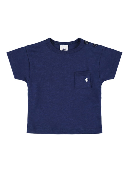 Petit Bateau: Cotton jersey t-shirt - kids-boys_0 | Luisa Via Roma