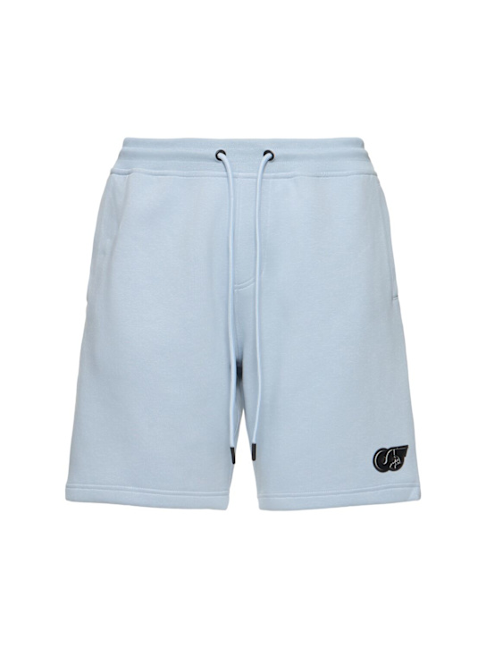 Alphatauri: Phars shorts - Fog Blue - men_0 | Luisa Via Roma