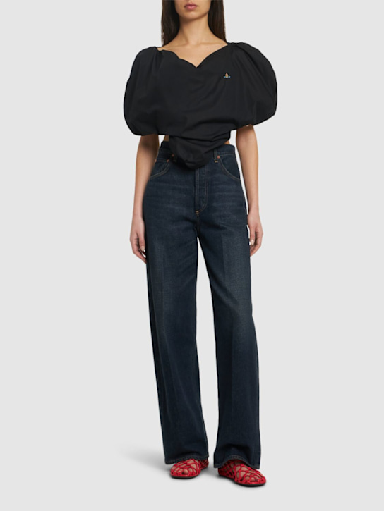Vivienne Westwood: Heart poplin logo top - women_1 | Luisa Via Roma
