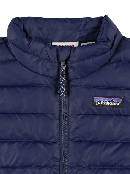Patagonia: Recycled nylon down vest - kids-boys_1 | Luisa Via Roma