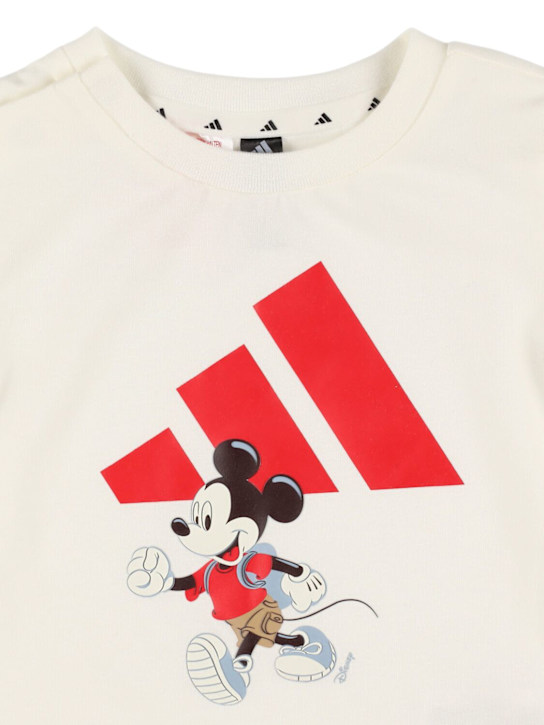 adidas Originals: コットンブレンドジャージーTシャツ＆ショートパンツ - kids-boys_1 | Luisa Via Roma