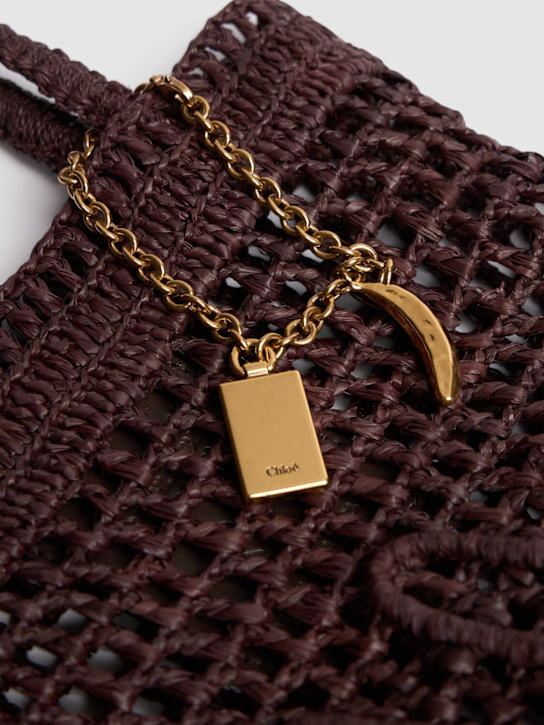 Summer banana panier raffia bag - Chloé - Women  | Luisaviaroma