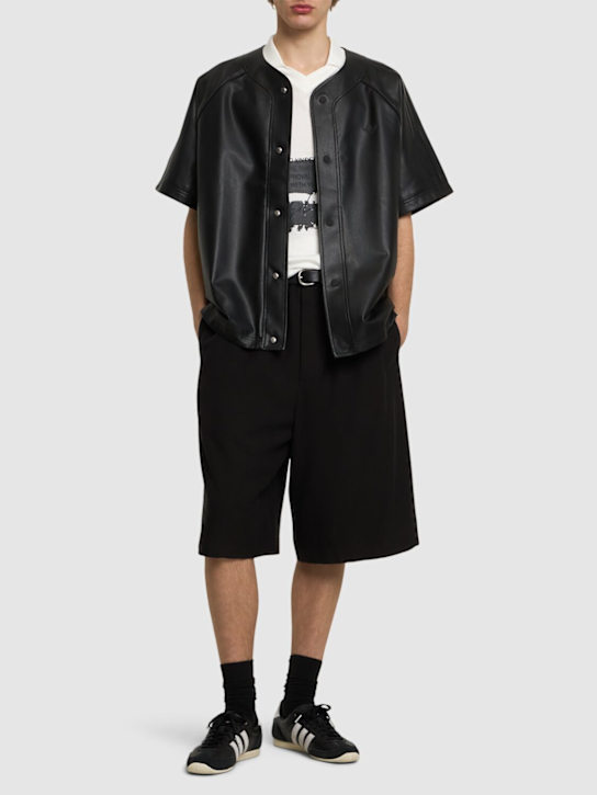 adidas Originals: Button-up baseball jersey - men_1 | Luisa Via Roma