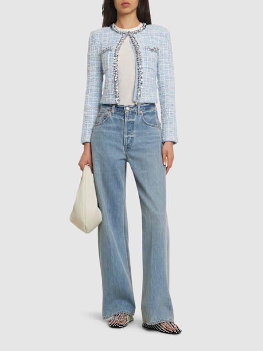 Self-portrait: Check cardigan - women_1 | Luisa Via Roma