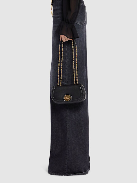 Chloé: Horse medal grained leather shoulder bag - women_1 | Luisa Via Roma