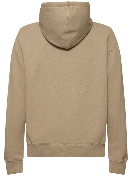 AMI Paris: ADC cotton hoodie - Laurel - men_3 | Luisa Via Roma