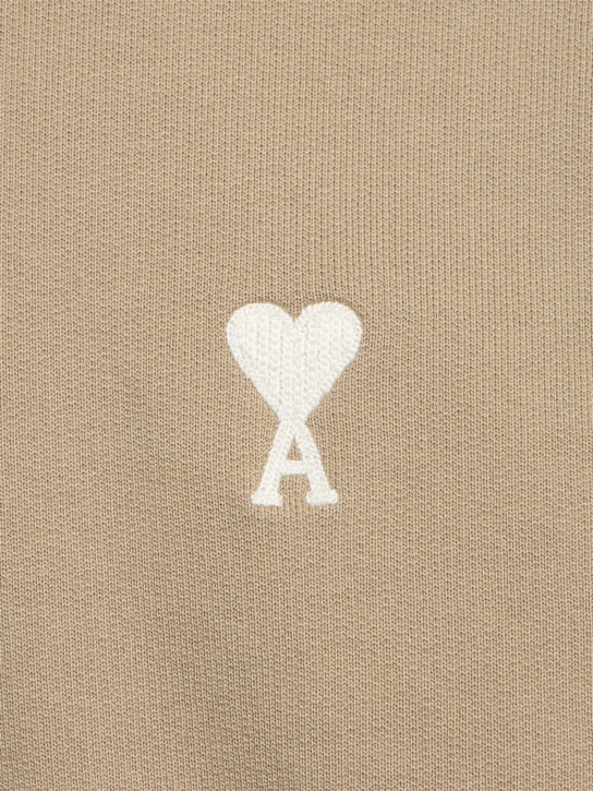 AMI Paris: ADC cotton hoodie - Laurel - men_4 | Luisa Via Roma