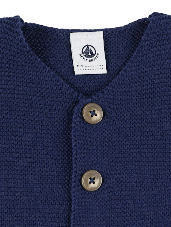 Petit Bateau: コットンニットカーディガン - kids-girls_1 | Luisa Via Roma