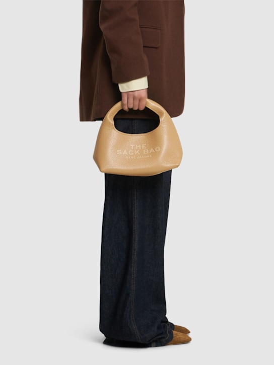 Marc Jacobs: Borsa The Mini Sack in pelle - women_1 | Luisa Via Roma