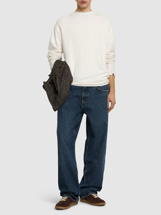 Extreme Cashmere: N347 Aries cotton & cashmere l/s t-shirt - men_1 | Luisa Via Roma