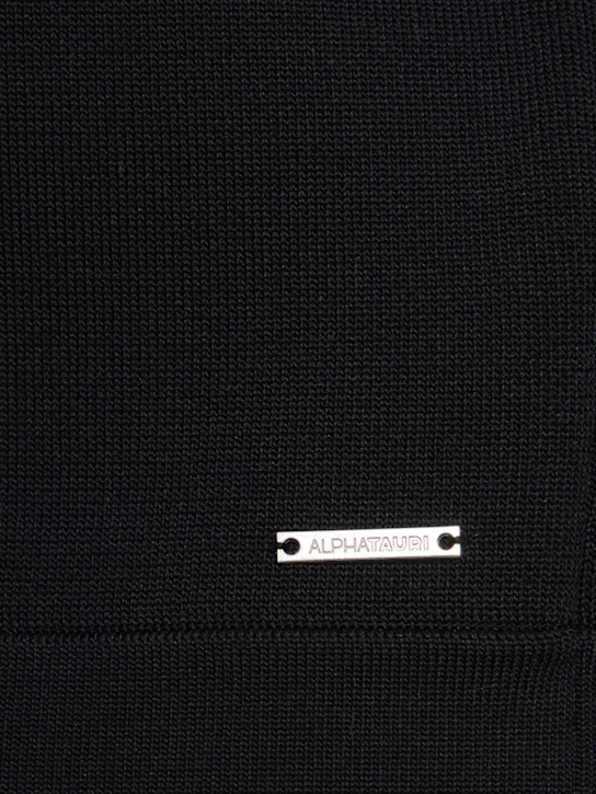Alphatauri: Fanoa overshirt - Black - men_4 | Luisa Via Roma