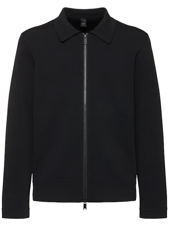 Alphatauri: Overshirt Fanoa - Nero - men_0 | Luisa Via Roma