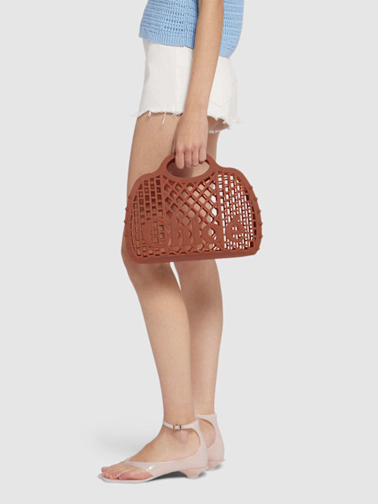 Chloé: Cage top handle bag - Wooden Orange - women_1 | Luisa Via Roma