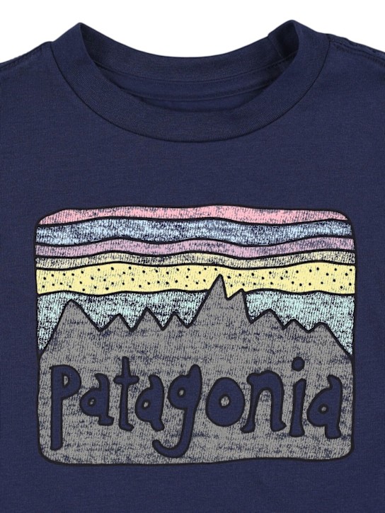 Patagonia: Printed organic cotton jersey t-shirt - kids-boys_1 | Luisa Via Roma