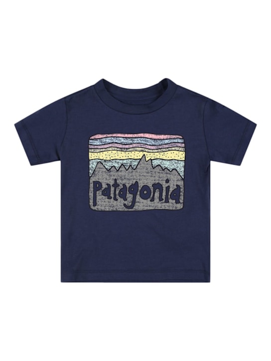 Patagonia: Printed organic cotton jersey t-shirt - kids-boys_0 | Luisa Via Roma