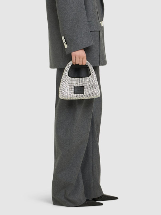 Marc Jacobs: The Mini Sack top handle bag w/crystals - women_1 | Luisa Via Roma