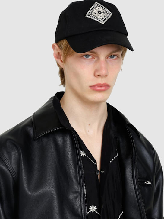Casablanca: Pearl Diamond CC Patch cap - men_1 | Luisa Via Roma