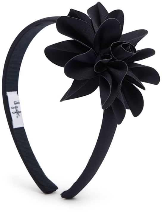 Il Gufo: Lycra headband w/flower - Blue - kids-girls_0 | Luisa Via Roma