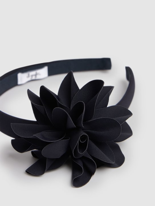 Il Gufo: Lycra headband w/flower - Blue - kids-girls_1 | Luisa Via Roma
