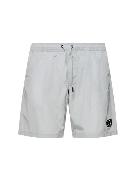 Alphatauri: Petal swim shorts - Cloud Grey - men_0 | Luisa Via Roma