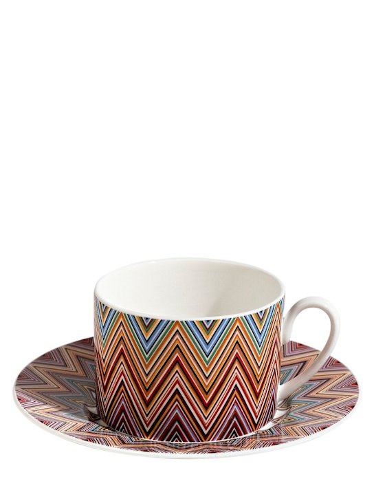 Missoni Home: Zig Zag Jarris 2 piece tea set - Multicolor - ecraft_0 | Luisa Via Roma
