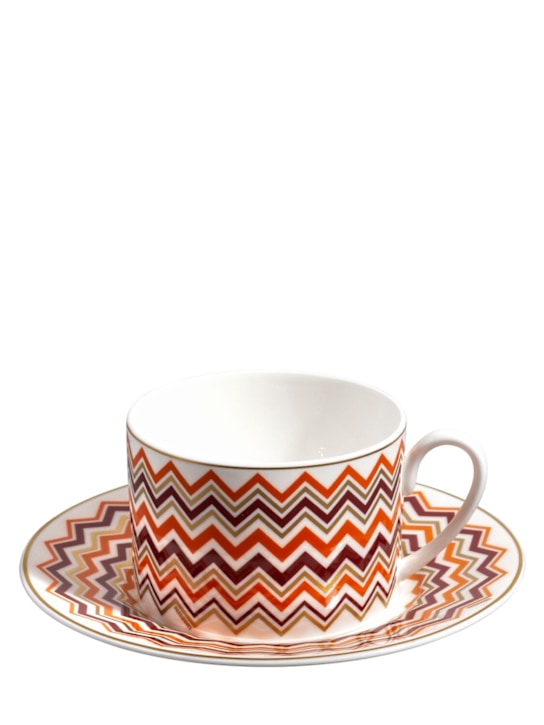 Missoni Home: Iconic 2-piece tea set - Orange - ecraft_0 | Luisa Via Roma