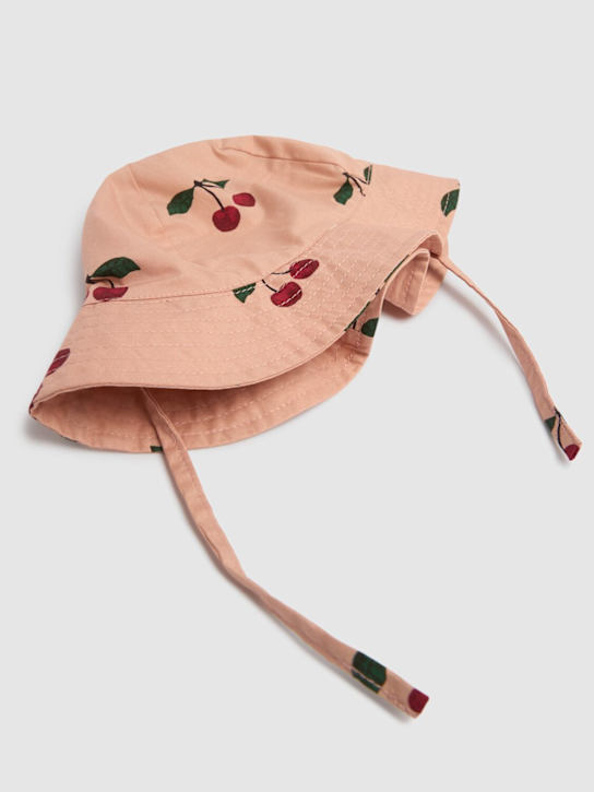 Konges Sløjd: Cappello in cotone stampa Cherry - kids-girls_1 | Luisa Via Roma