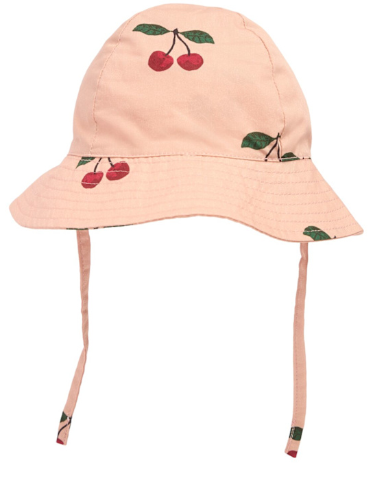 Konges Sløjd: Cappello in cotone stampa Cherry - kids-girls_0 | Luisa Via Roma